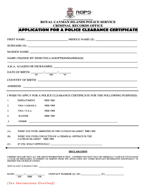 Citizenship Jurisdiction  Form