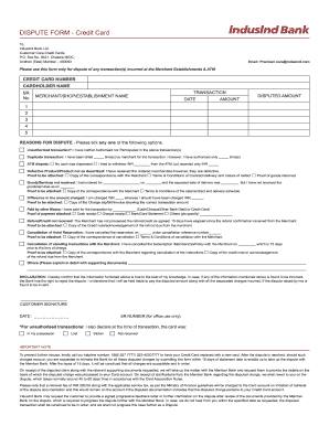 Dispute Form 13 4