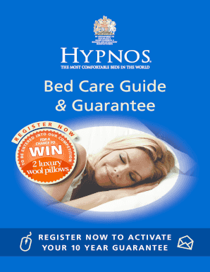 Hypnosbeds Com Care Registration  Form