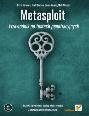 Metasploit Przewodnik Po Testach Penetracyjnych Helion  Form