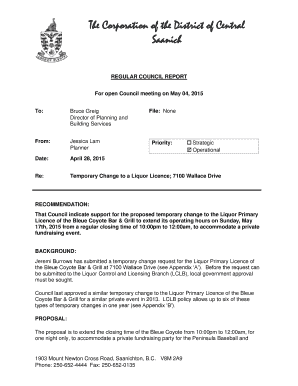 Temporary Liquor License Sample  Form