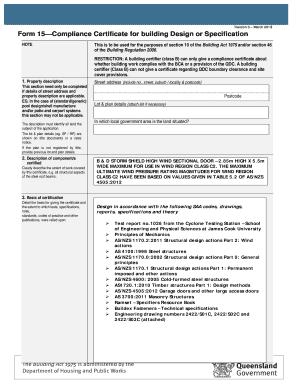 Form 15 Nsw