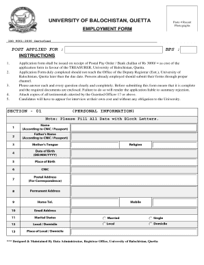 Uob Challan  Form