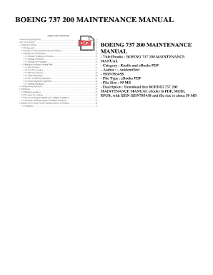 Boeing 737 Amm PDF  Form