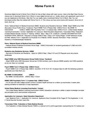 Nbme Pediatrics Form 6