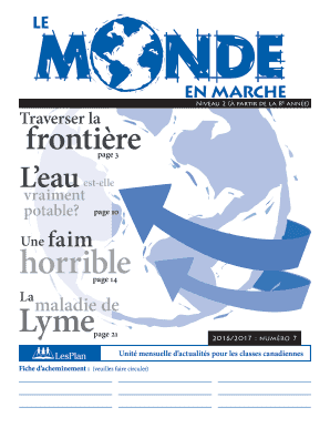 Le Monde En Marche Niveau 2 PDF Answers 2016