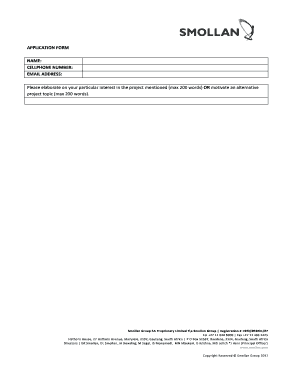 Smollan Online Application  Form