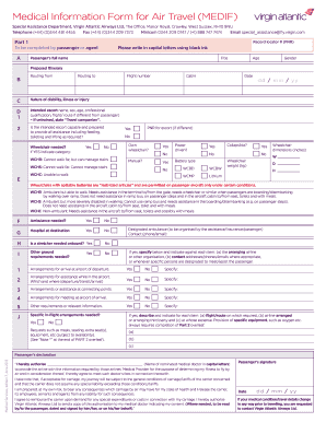 Virgin Attestation Form