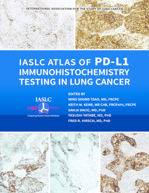 Iaslc Atlas of Pd L1 Immunohistochemistry Testing in Lung Cancer  Form
