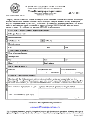 Als 1101  Form