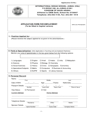 Iisjubail  Form