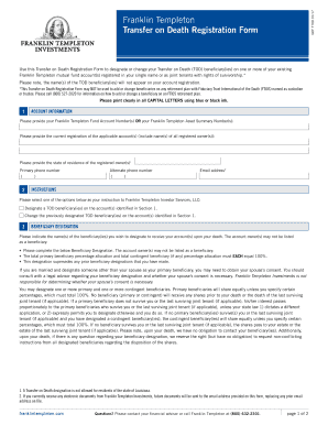 Franklin Templeton Death Claim Form