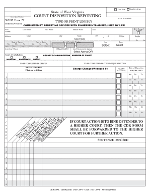 Wvsp Cdr  Form