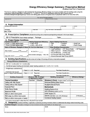 EEDS Prescriptive Form Application Form