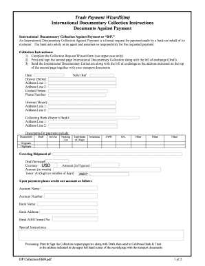 Trade Payment Wizard$tm  Form