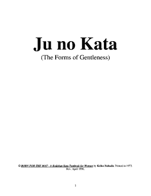 Ju No Kata PDF  Form