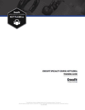 Crossfit Training PDF  Form