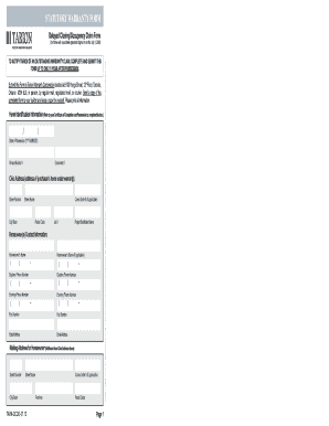 Delayed Occupancy Claim Form 2012-2024