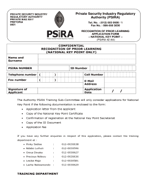  Authority PSIRA 2016-2024