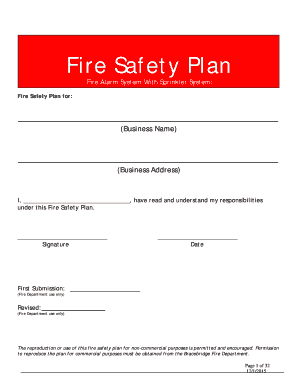 Fire Alarm System with Sprinkler System  Form