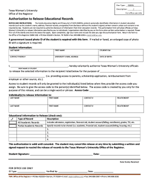 Twu Release  Form