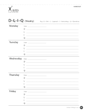 Dliq Template  Form