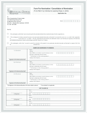 How to Add Nominee in Motilal Oswal Account Online  Form