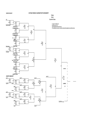 18 Team Double Elimination Bracket  Form