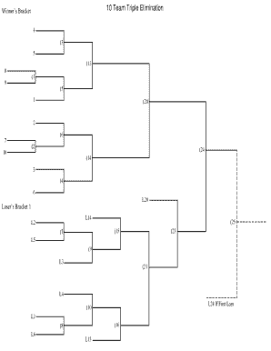 10 Team Bracket  Form