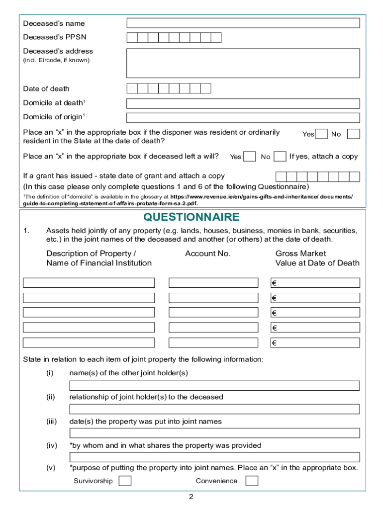 Form CA4 This Form Should Be Completed If You Require a Letter of Clearance Form IT8 in Respect of Securities, Monies in Bank, P