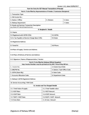 Form Gst Manual