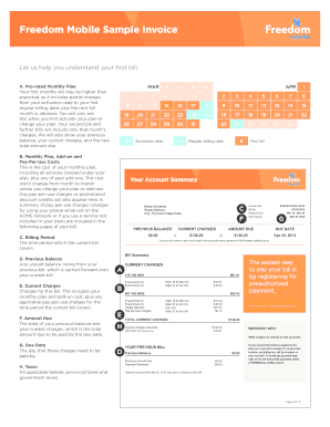 Dom Mobile Sample Invoice  Form