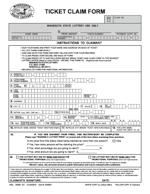 Mnlottery  Form