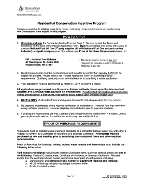  National Fuel Rebate Form 2013