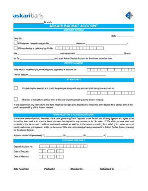 Askari Bank Pay Order Form PDF