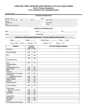 Physical Paper  Form