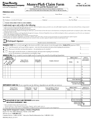 Money Claim Form