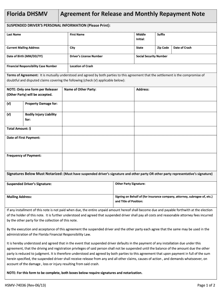 Hsmv 74036  Form