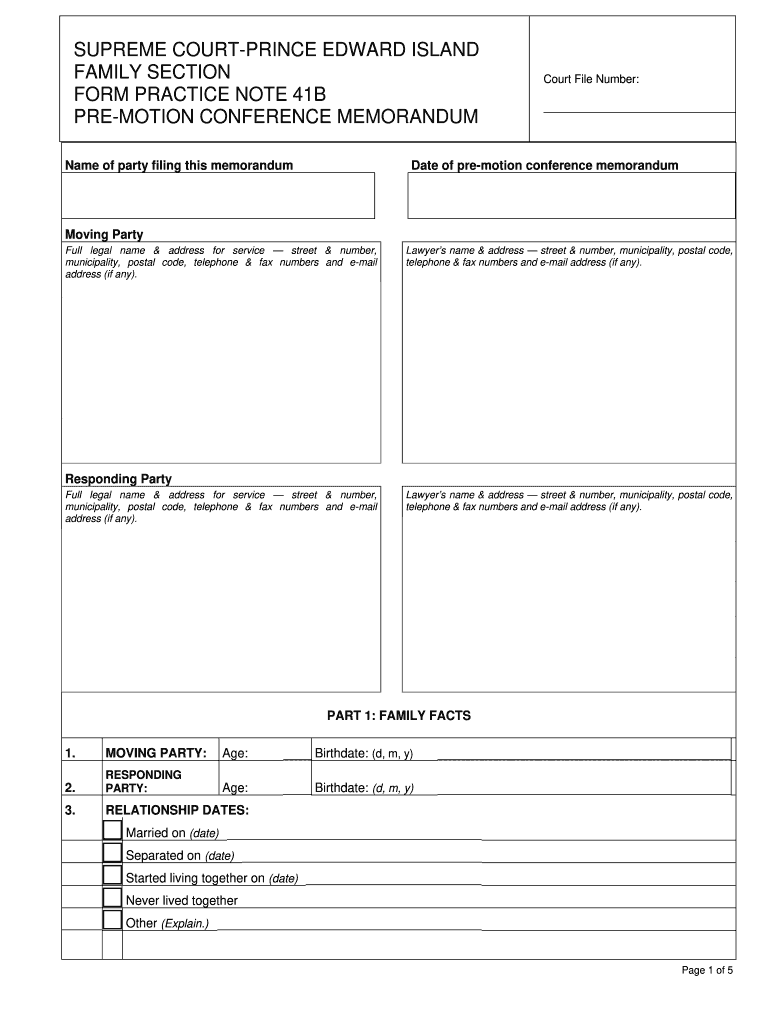 Note 41b Form