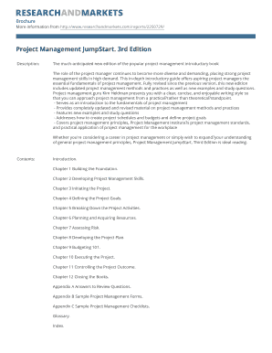 Construction Management Jumpstart 3rd Edition PDF  Form