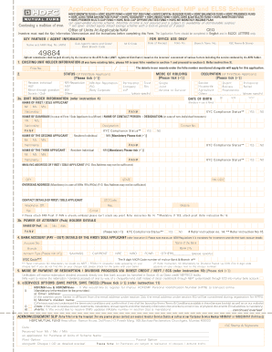 Hdfc Mutual Fund Common Application Form Editable