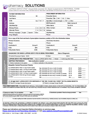 Abbvie Order Form