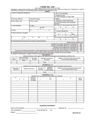 Form 15g Download in Word Format for Pf Withdrawal