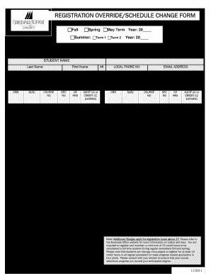  Cnu Override Form 2011