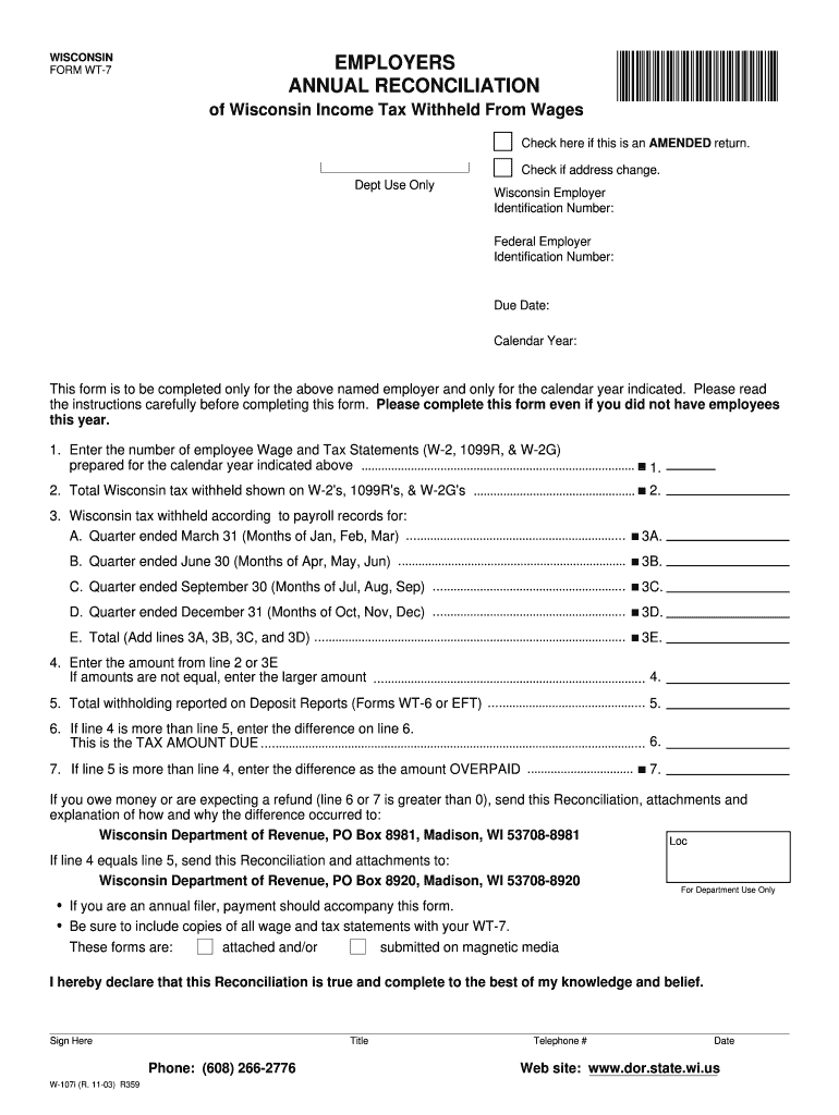 Form Wt 7