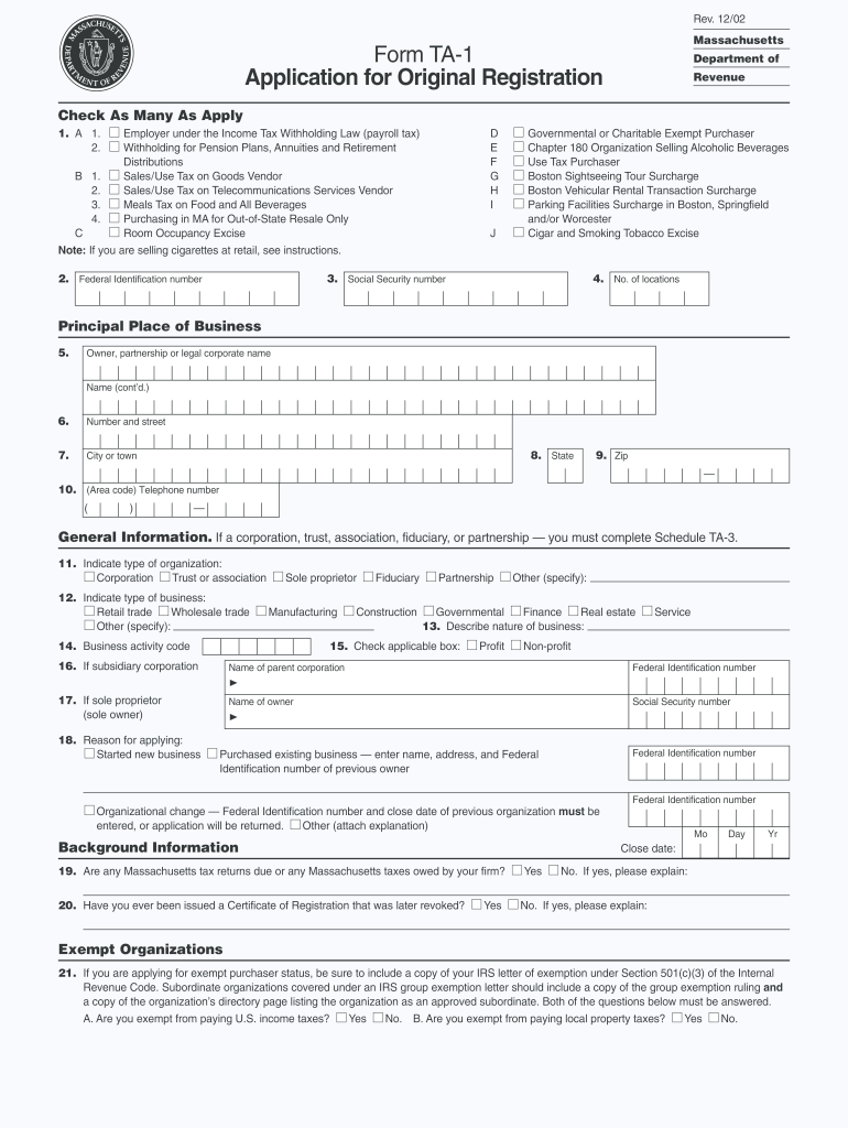 Ma Form Ta 1 2002-2025