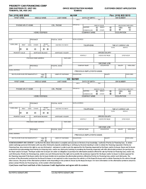 Priority Car Financing Corp  Form