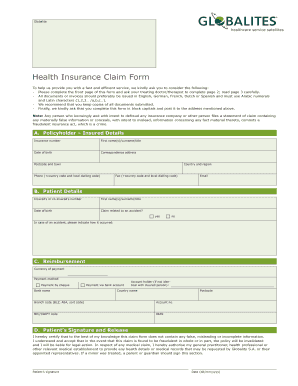 Globality Claim Form