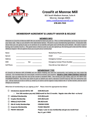 Crossfit Monroe Ga  Form