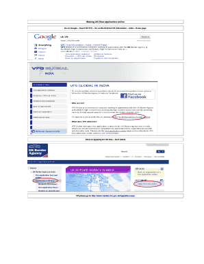 Making UK Visa Application Online  Form